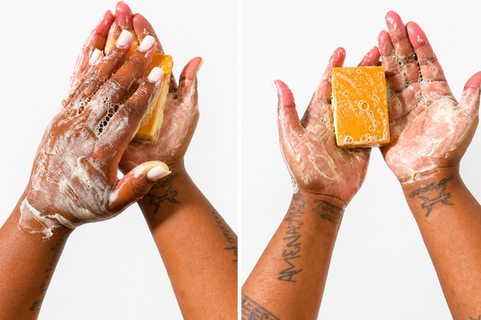 Turmeric Melanin Trio Set (Soap+Scrub+Oil)
